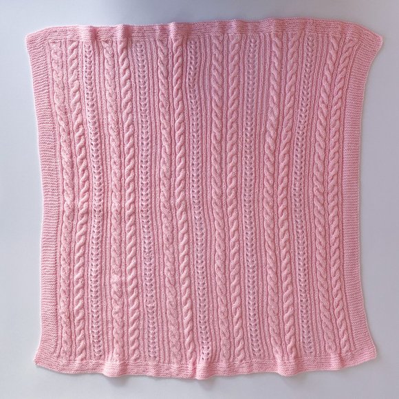 NEW! Handmade Pink Children's Small Blanke… - Picture 3 of 7